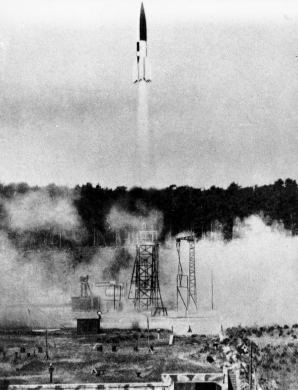 A V 2 launched from Test Stand VII in summer 1943