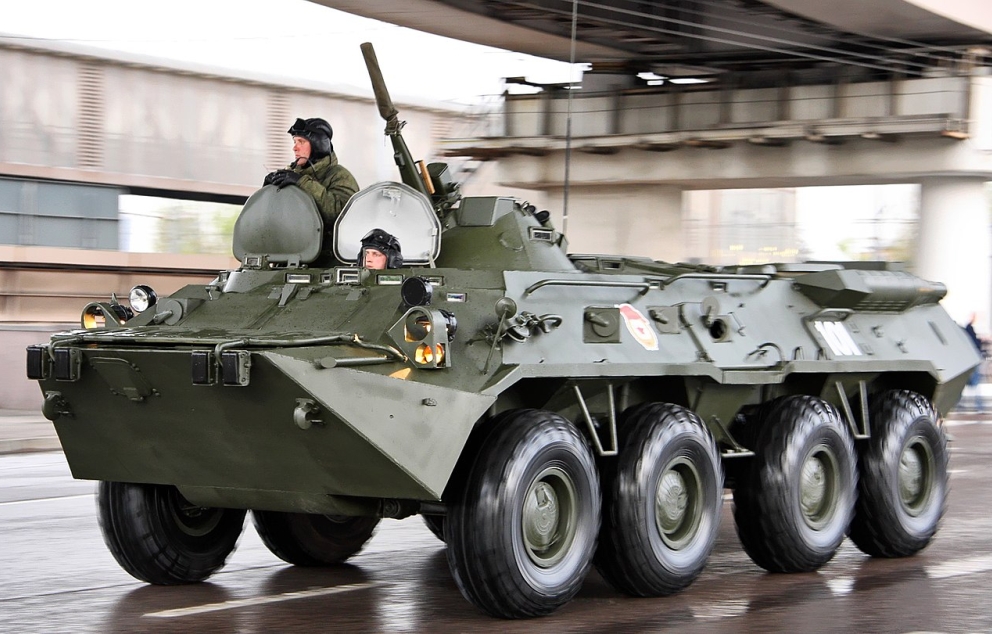 BTR 80 2011 Moscow Victory Day Parade Vitaly V. Kuzmin