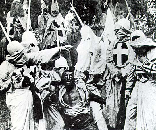 Birth of a nation Lynching of a black man