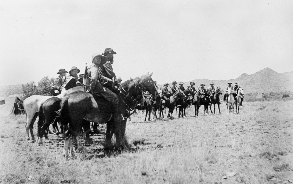 Burghers at Norvals Pont February 1900 National Army Museum