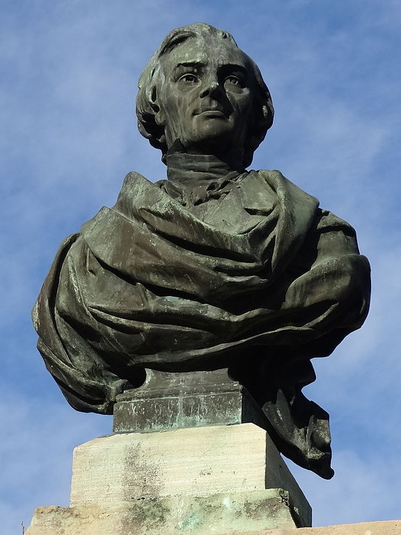 Bust of Frédéric Bastiat in Mugron France Thbz