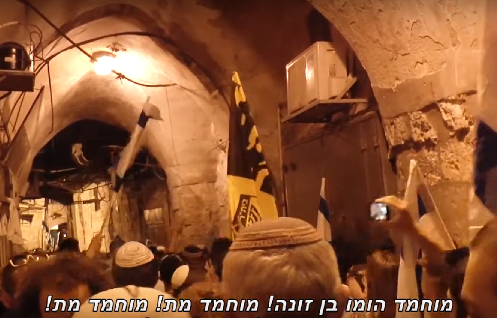 קטע ששודר בערוץ הטלוויזיה החברתית, ממצעד הדגלים שנערך ב-2015   מקור: יוטיוב (הטלוויזיה החברתית)