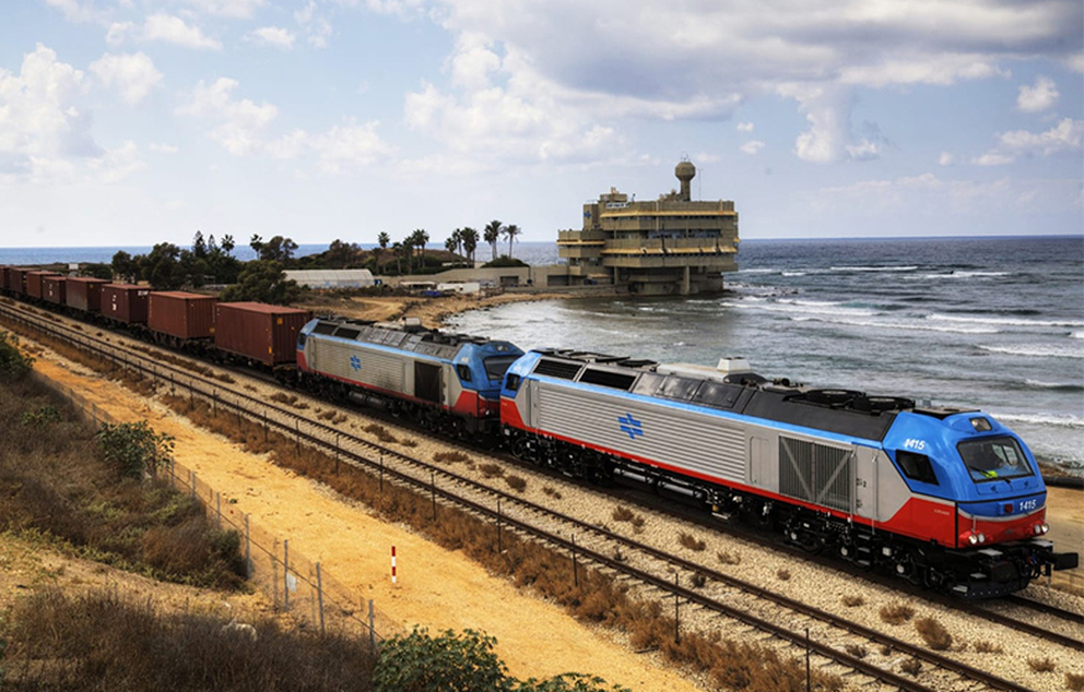 רכבת משא, חיפה   מקור: דוברות רכבת ישראל