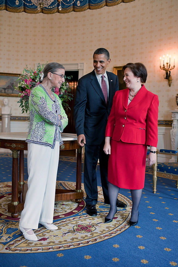 Ginsburg Obama and Kagan