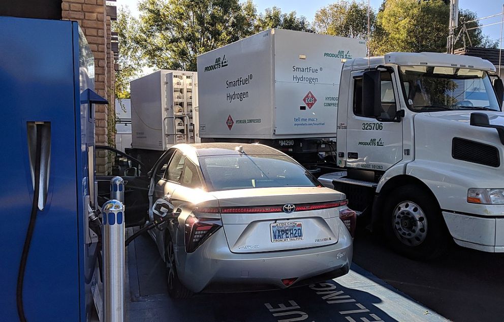 Hydrogen fueling California