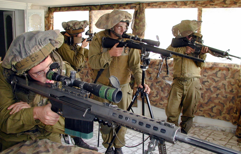 IDF snipers during the battle of Jenin 09 04 2002 IDF Spokesperson