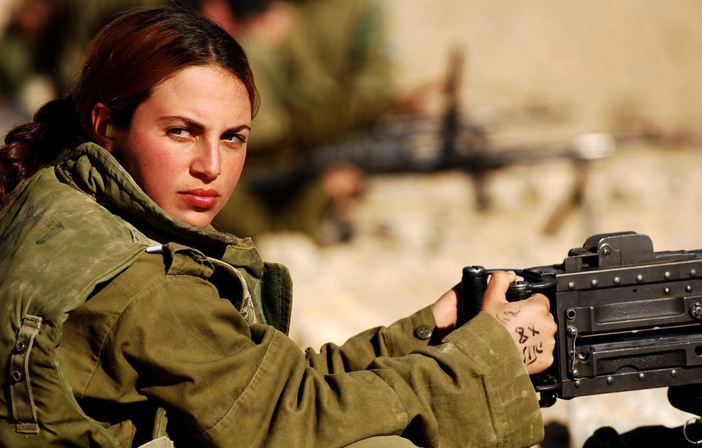 Israel Defense Forces Female Soldier at the Shooting Range
