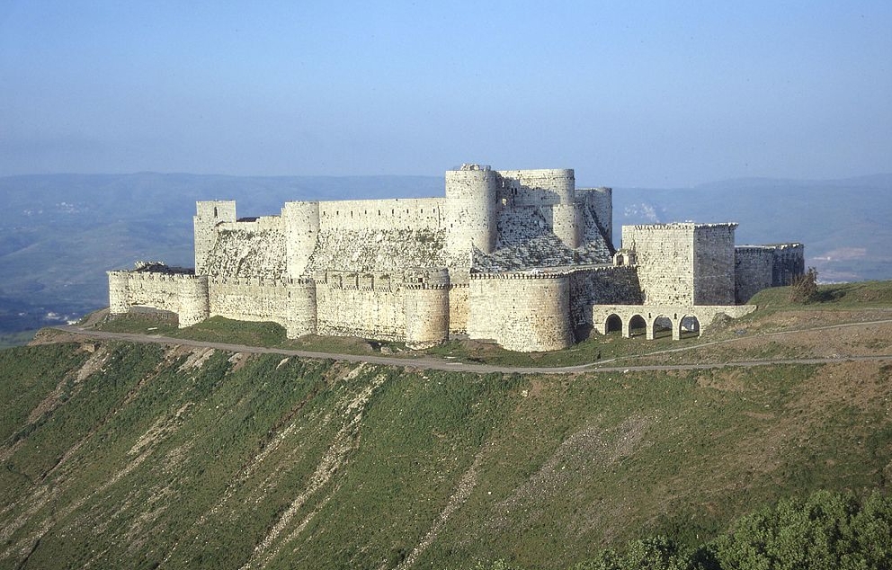 המבצר הצלבני קראק דה שבלייה בסוריה   מקור: ויקיפדיה (ג'יאנפרנקו גזטי, ג.א.ר)