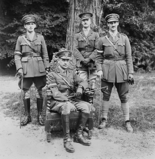 Lieutenant General Sir John Monash Australian Corps Commander seated 1918