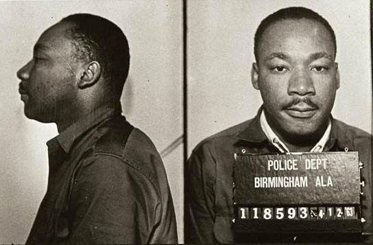 MLK mugshot birmingham