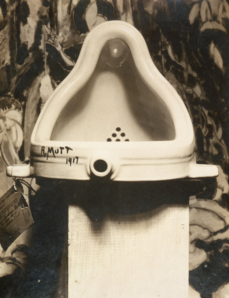 Marcel Duchamp 1917 Fountain photograph by Alfred Stieglitz