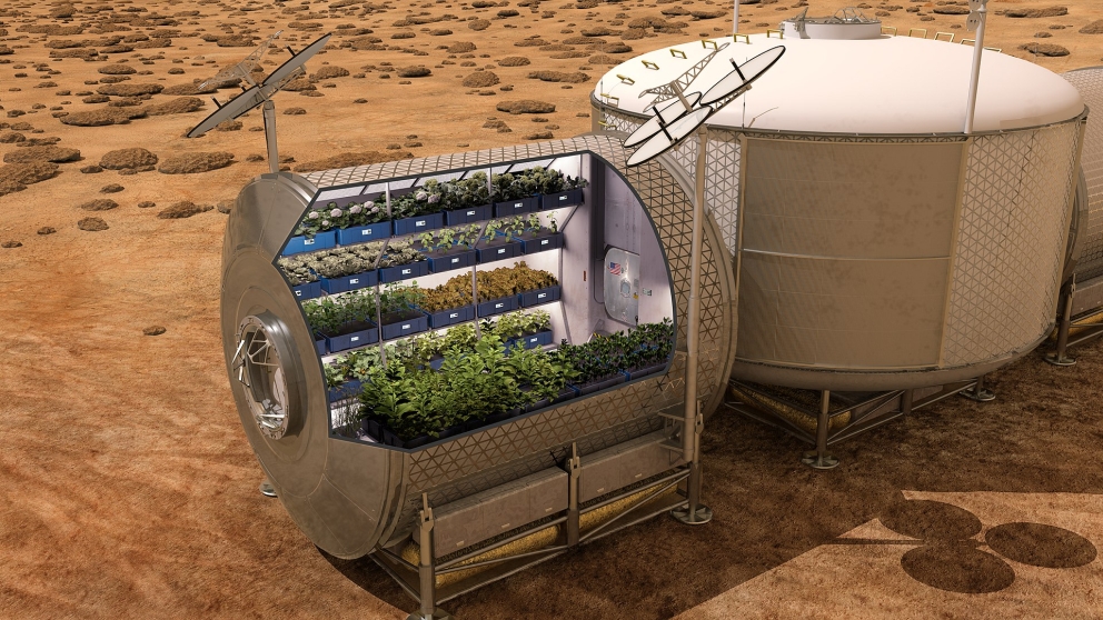 Mars Food Production NASA