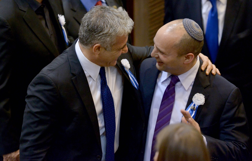 Naftali Bennet and Yair Lapid 2013