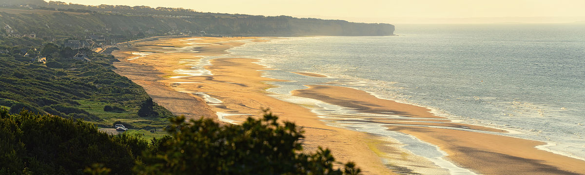 Omaha Beach landscape nowadays 2011 Anton Bielousov