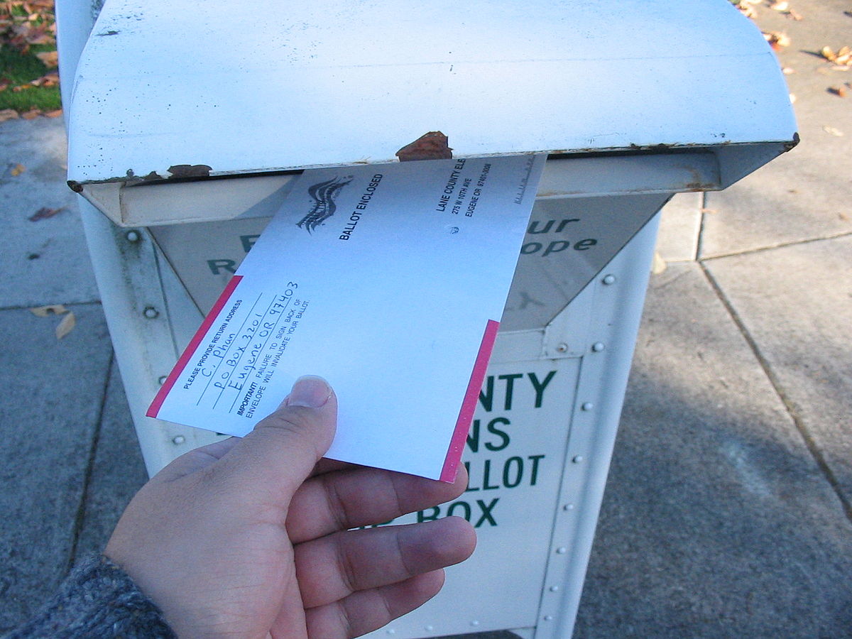 Oregon ballot return box