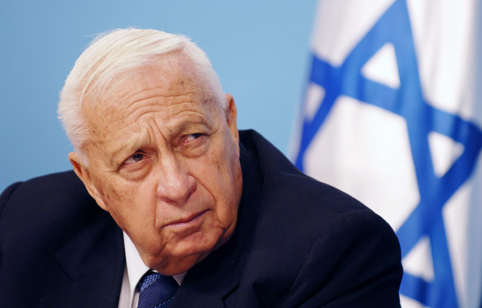 Prime Minister Ariel Sharon 2005 Avi Ohayon