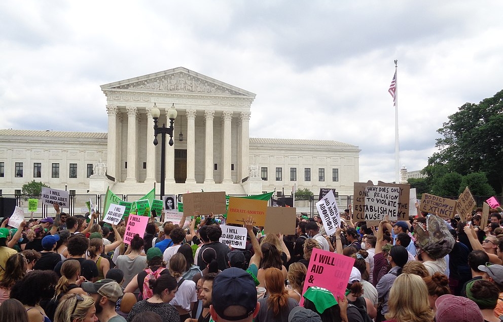 Pro abortion rights rally at the SCOTUS 24 June 2022 Frypie