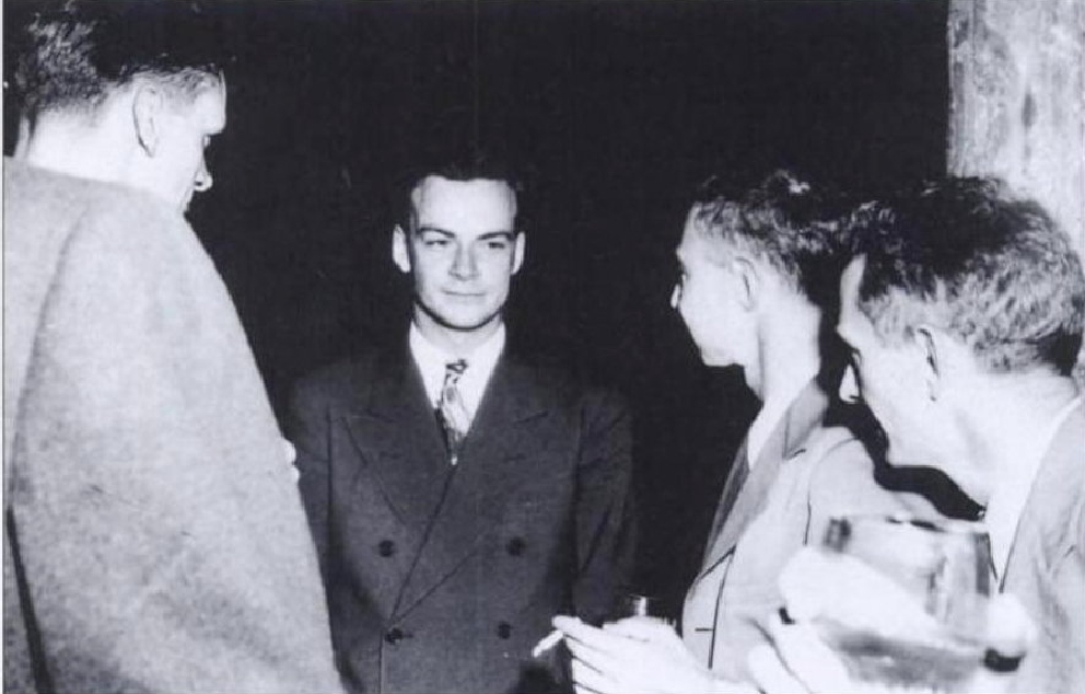 Richard Feynman and Robert Oppenheimer at Los Alamos