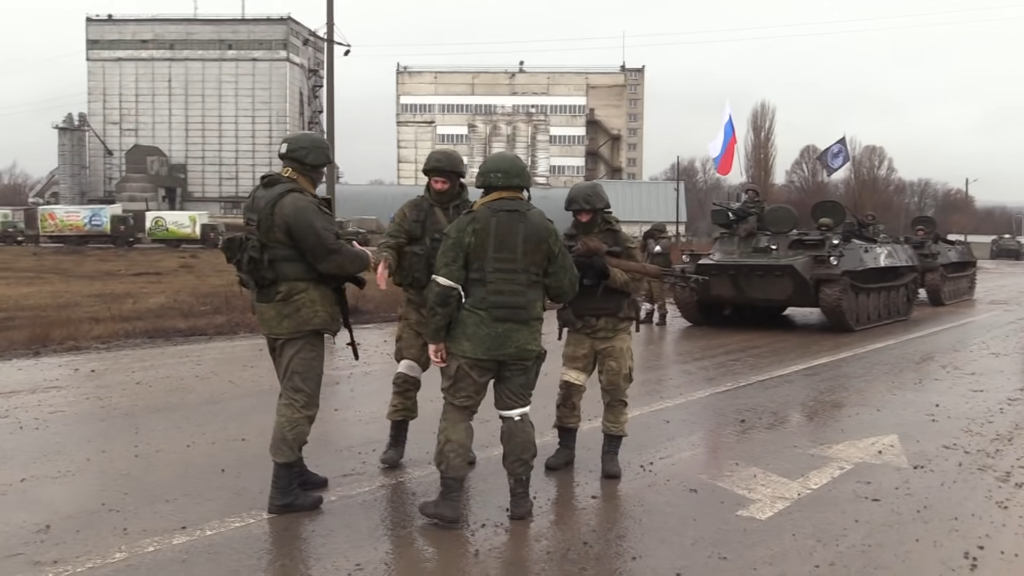 Russian and LPR units convene in Novoaidar 06.03.2022