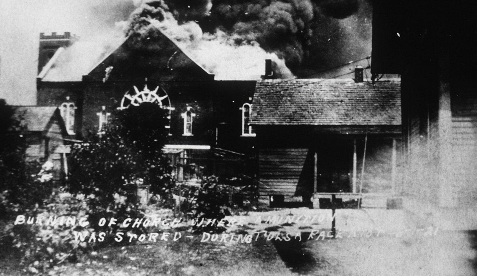 Tulsa Race Massacare Church Burning