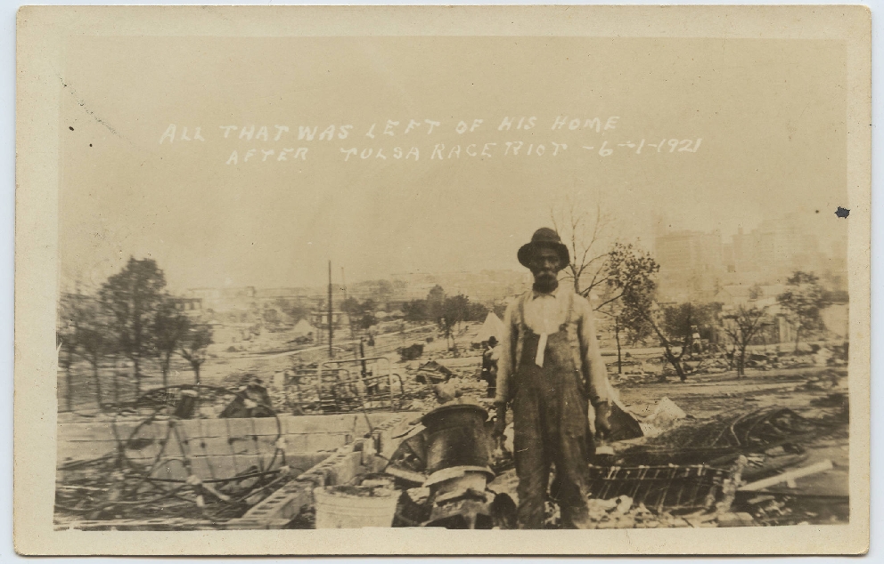 Tulsa Race Massacare postcard3