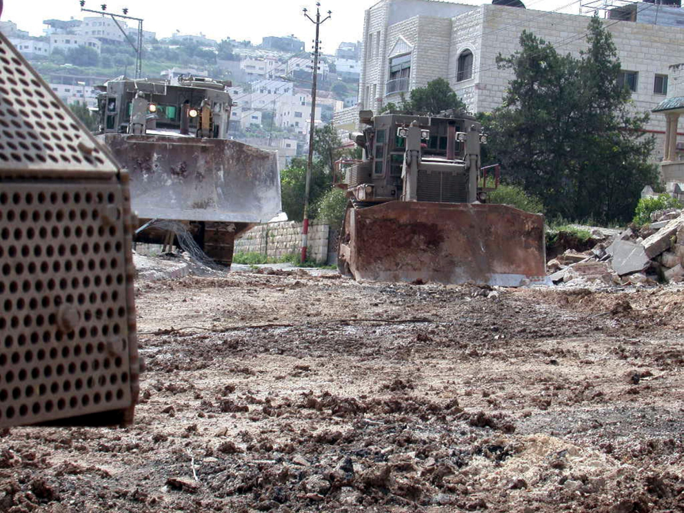 Two D 9s During the battle of Jenin 09 04 2002 GPO