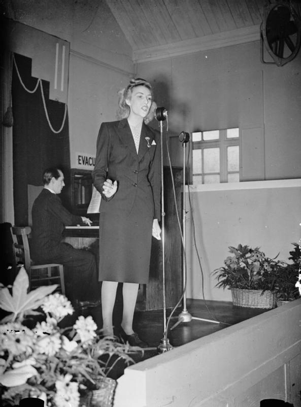 Vera Lynn Visits a Munitions Factory UK 1941