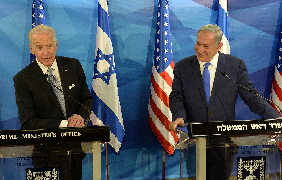 ג'ו ביידן בביקורו בישראל בשנת 2016   מקור: ויקיפדיה