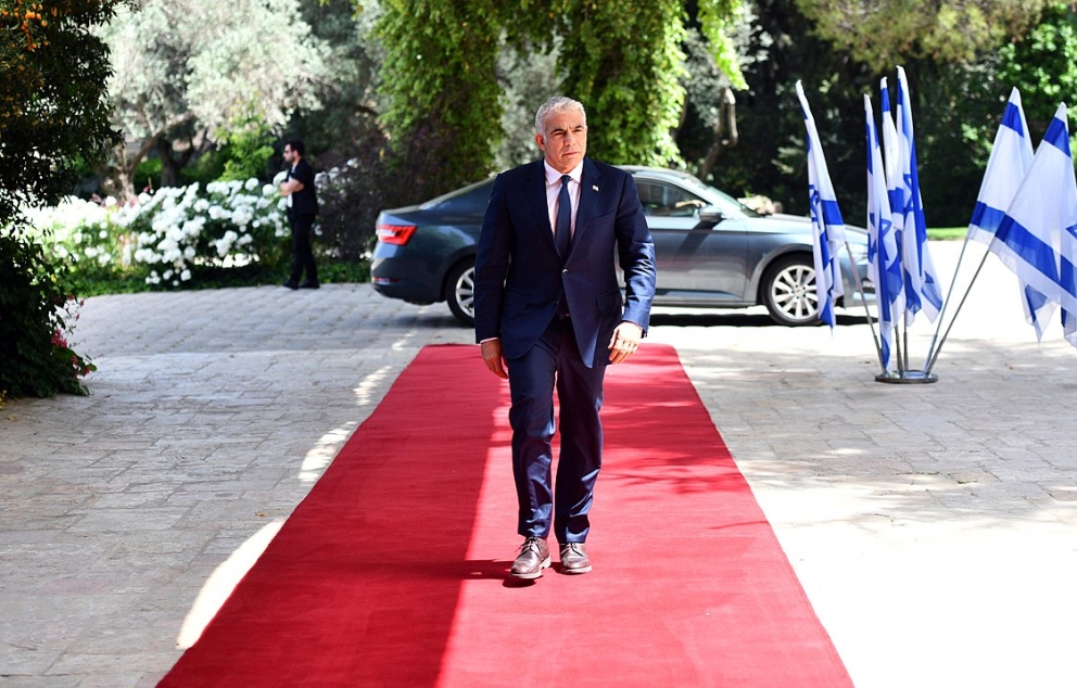 Yair Lapid meeting with Reuven Rivlin May 2021 Haim Zach